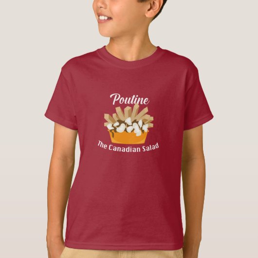 Poutine, Kanadischer Salat - Kids' Basic T - Shirt (Vorderseite)