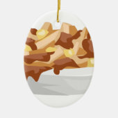 Poutine Keramikornament (Vorne)