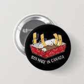 Poutine 'Made in Canada' French Fries Button (Vorne & Hinten)