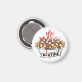 Poutine Magnet (Vorderseite/Rückseite)