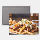 Poutine Magnet (Vorderseite/Rückseite)