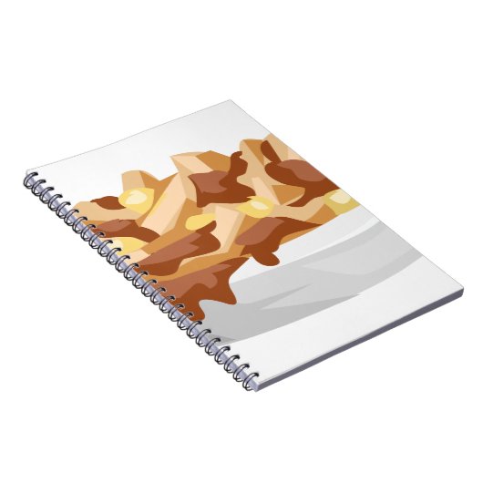 Poutine Notizblock (Rechte Seite)