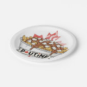 Poutine Pappteller (Schrägansicht)