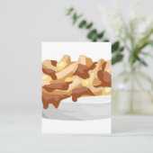 Poutine Postkarte (Stehend Vorderseite)