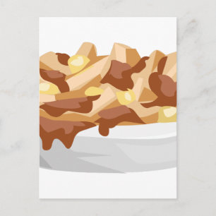 Poutine Postkarte