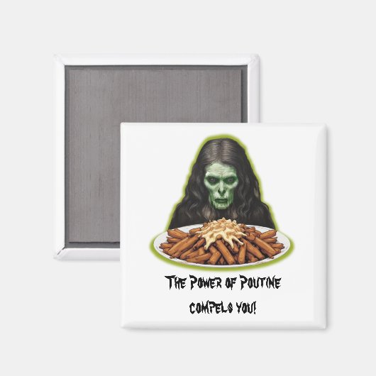 Poutine Power Magnet (Vorderseite/Rückseite)