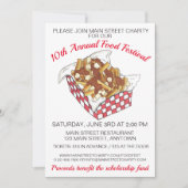 Poutine Quebec Canada Canadian Food Festival Party Einladung (Vorderseite)