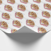 Poutine Quebec Canada Canadian Food French Fries Geschenkpapier (Ecke)