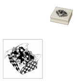 Poutine Quebec Canada Canadian Food French Fries Gummistempel (Stempel)