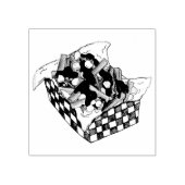 Poutine Quebec Canada Canadian Food French Fries Gummistempel (Prägung)