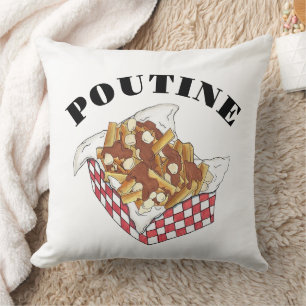 Poutine Quebec Canada Canadian Food French Fries Kissen