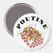 Poutine Quebec Canada Canadian Food French Fries Magnet (Vorderseite/Rückseite)