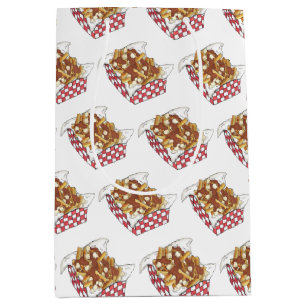 Poutine Quebec Canada Canadian Food French Fries Mittlere Geschenktüte