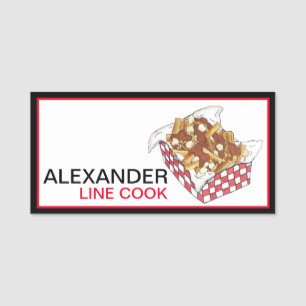 Poutine Quebec Canada Canadian Food French Fries Namensschild