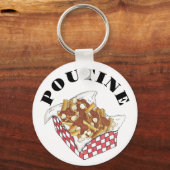 Poutine Quebec Canada Canadian Food French Fries Schlüsselanhänger (Vorderseite)