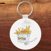 Poutine Schlüsselanhänger (Vorderseite)