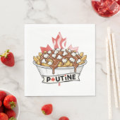 Poutine Serviette (Beispiel)