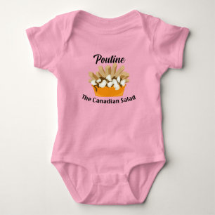 Poutine, The Canadian Salad - Baby Jersey Bodysuit Strampler