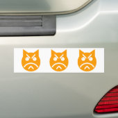 Pouting Emoji Cat Autoaufkleber (Auf Auto)