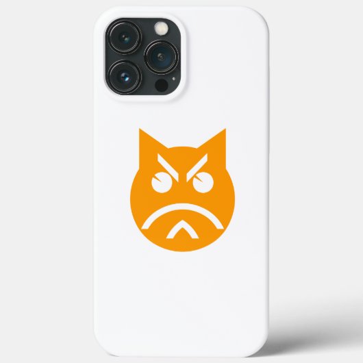Pouting Emoji Cat Case-Mate iPhone Hülle (Rückseite)