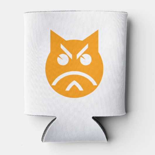 Pouting Emoji Cat Dosenkühler (Vorderseite)
