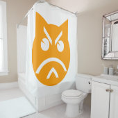 Pouting Emoji Cat Duschvorhang (Beispiel)