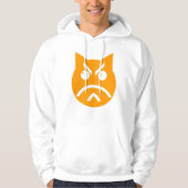 Pouting Emoji Cat Hoodie (Vorderseite)