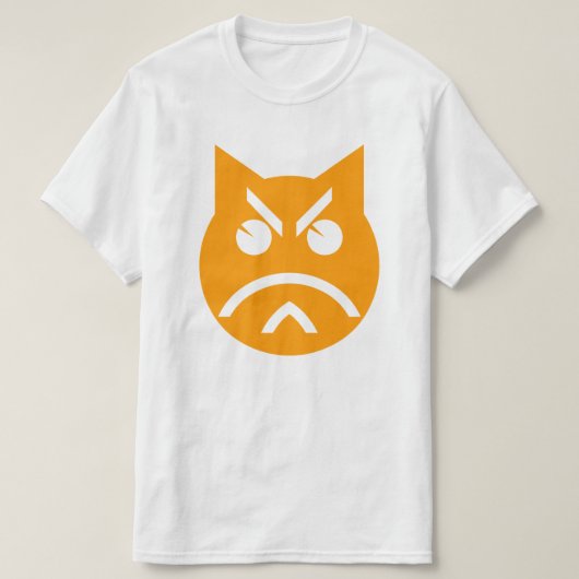 Pouting Emoji Cat T-Shirt (Design vorne)