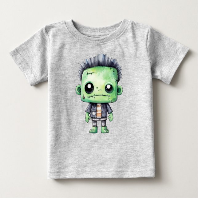 Pouty Frankenstein Baby T-shirt (Vorderseite)