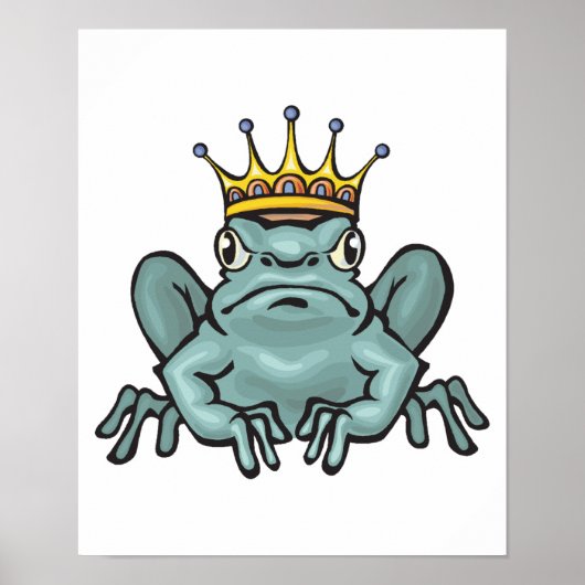 pouty prince frog poster (Vorne)