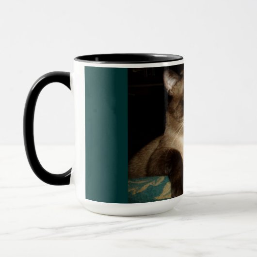 Pouty Siamese Cat Tasse (Links)