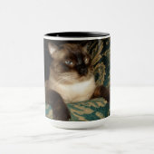 Pouty Siamese Cat Tasse (Zentrum)