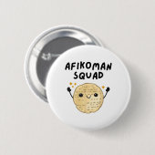 Pover Afikoman Squad Niedlich Pesach Kleinkind Kin Button (Vorne & Hinten)