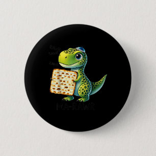 Pover Maror Ma-roar Dinosaur Funny Pesach Kleinkin Button