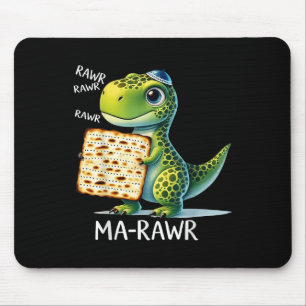 Pover Maror Ma-roar Dinosaur Funny Pesach Kleinkin Mousepad