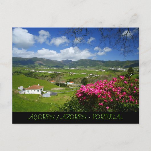 Povoação - Azoren Postkarte (Vorderseite)