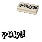 POW! Briefmarke von Kautschuk Gummistempel (Stempel)