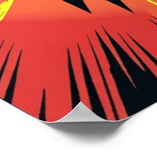 POW! Comic Blast Pop Art Explosionspopster Poster (Ecke)