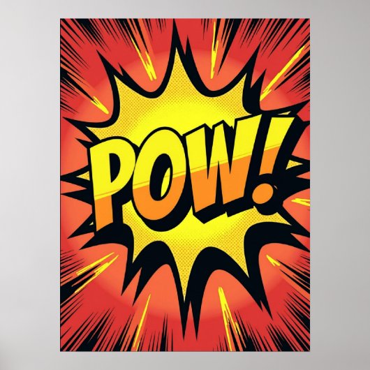 POW! Comic Blast Pop Art Explosionspopster Poster (Vorne)