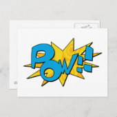 Pow Comic Book Postcard Postkarte (Vorne/Hinten)