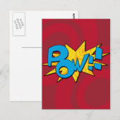 Pow Comic Book Postcard Postkarte (Vorne/Hinten)