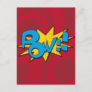 Pow Comic Book Postcard Postkarte