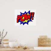 POW Comic Book Style Poster (Küche)