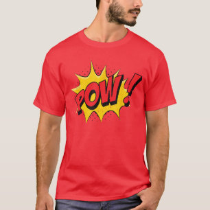 POW Comic Buch Cartoon Lustig Pop Art vintage T-Shirt