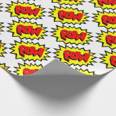 POW - Comic Buch Pop Kunst Geschenkpapier (Ecke)