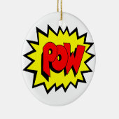 POW - Comic Buch Pop Kunst Keramik Ornament (Rechts)