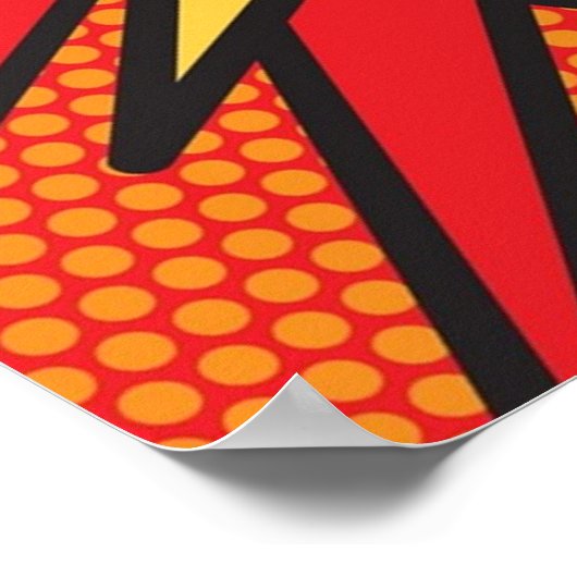 POW Comic Buch Pop Kunst, Mode Poster (Ecke)