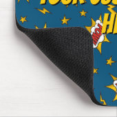 Pow Comic-Sound-Effektmuster Mousepad (Ecke)