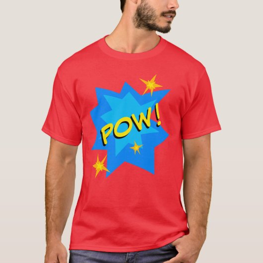 POW! Comic Spaß T-Shirt (Vorderseite)