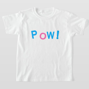 POW! Comic-Style-Typografie T-Shirt